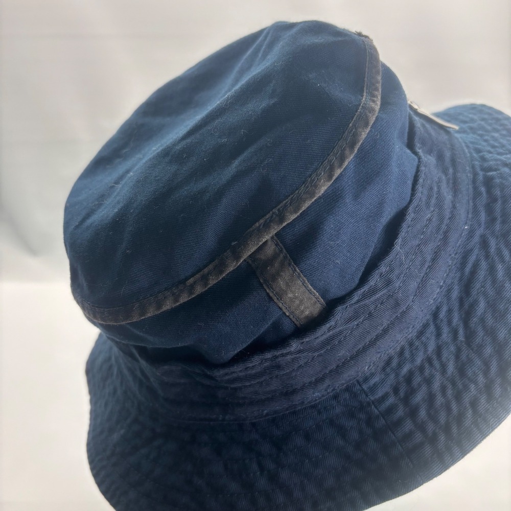 Adidas Bucket Hat Unisex S/M Navy Blue Notre Dame Fighting Irish NCAA Striped - Picture 6 of 8